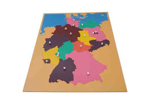 Puzzlekarte Deutschland
