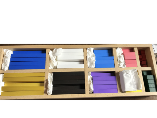 Boîte de 20 Barrettes de comptage colorées