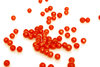 100 Red Plastic Beads